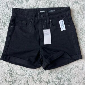 Old Navy Jet Black Casual Shorts